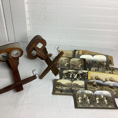 U664 Antique Stereoscopes & Photo Cards