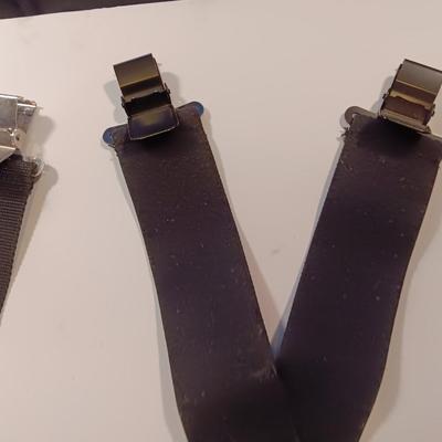 Suspenders - Husky and AW Three pair! Black