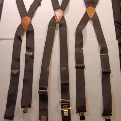 Suspenders - Husky and AW Three pair! Black