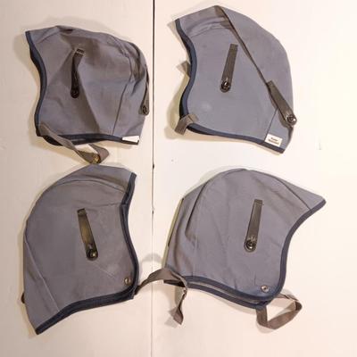 Four FIRE RETARDENT hard hat liners - caps - hats - hood