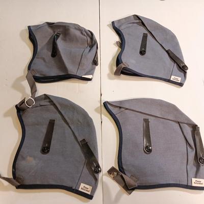 Four FIRE RETARDENT hard hat liners - caps - hats - hood