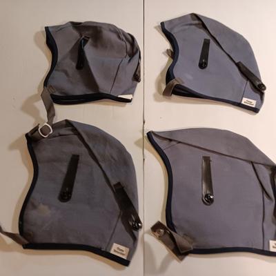 Four FIRE RETARDENT hard hat liners - caps - hats - hood