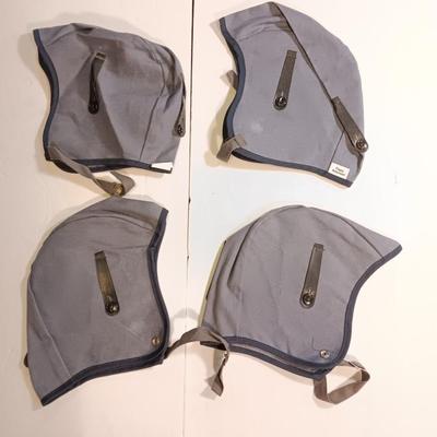 Four FIRE RETARDENT hard hat liners - caps - hats - hood