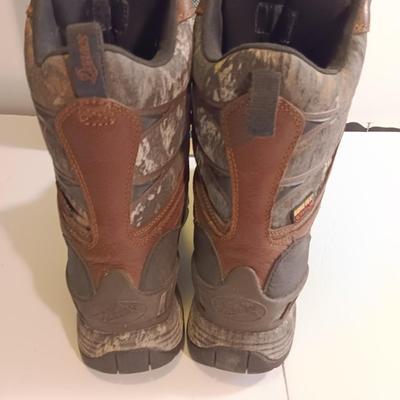 Men's size 12 DANNER Camouflage leather Gortex boots in great condition