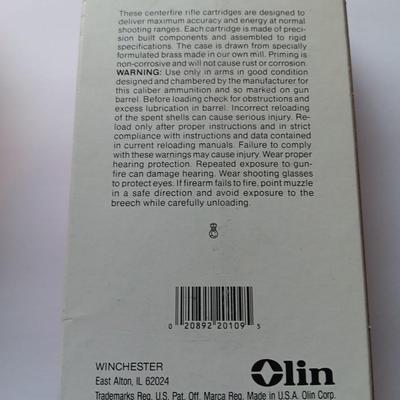 Winchester Super X 20 Centerfire Rifle Cartridges - 375 H& H magnum 300 GR. Silvertip