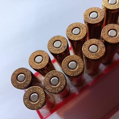 Winchester Super X 20 Centerfire Rifle Cartridges - 375 H& H magnum 300 GR. Silvertip