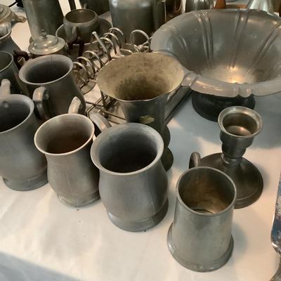 U670 Large Assorted Pewter Lot