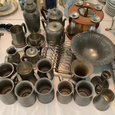 U670 Large Assorted Pewter Lot