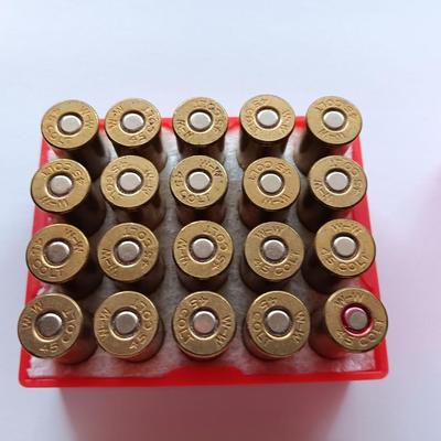 Winchester Super X 20 Centerfire Pistol Revolver Cartridges -45 Colt 225 Gr. Silvertip Hollow Point