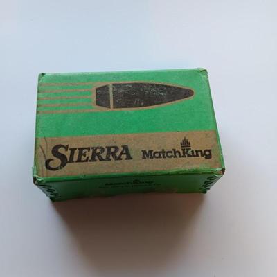 Sierra Matchking 100 Rifle Bullets 30 CSAL. .308 DIA 155 GR