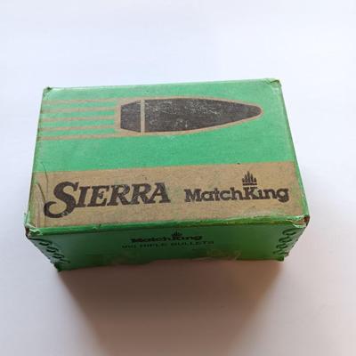 Sierra Matchking 100 Rifle Bullets 30 CSAL. .308 DIA 155 GR