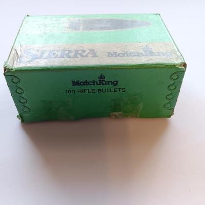 Sierra Matchking 100 Rifle Bullets 30 CSAL. .308 DIA 155 GR