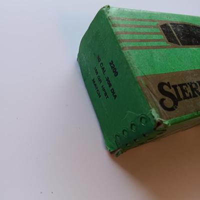 Sierra Matchking 100 Rifle Bullets 30 CSAL. .308 DIA 155 GR