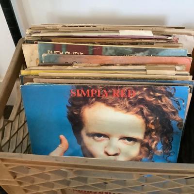 U672 Vintage Vinyl Records 2 Full Crates