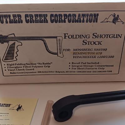 Butler Creek Folding shotgun stock for Mossberg 500/590 Remington 870 Winchester 1200/1300