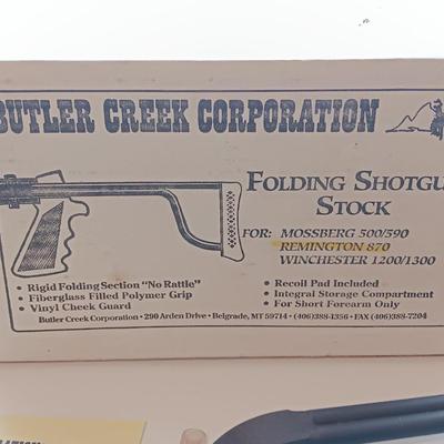 Butler Creek Folding shotgun stock for Mossberg 500/590 Remington 870 Winchester 1200/1300