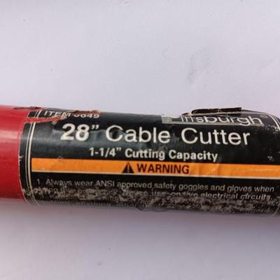 Pittsburgh 28" Cable Cutter 1 - 1/4 cutting capacity.