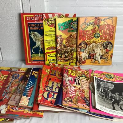U677 Fabulous Collection Vintage Ringling Bros & Barnum Bailey Circus, Programs, Posters, Etc