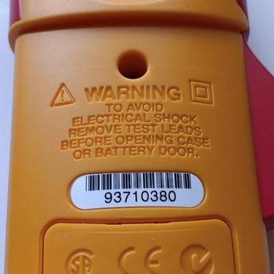 Working Fluke 322 clamp meter with case and instructions