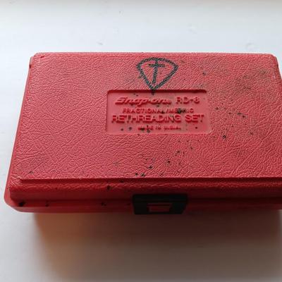 Complete Snap-On RD8 Spindle Rethreader set - 8 piece in blow molded case. functional & metric