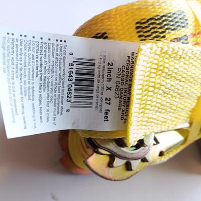 Brand new 2-inch x 27 Foot Ratcheting strap