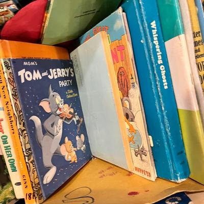 Box of kids books. Some worn, great selection
