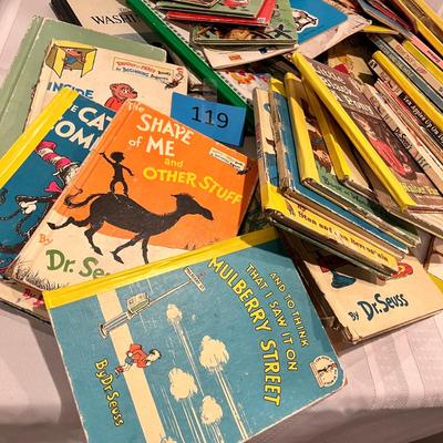 Box of Dr. Seuss & other books