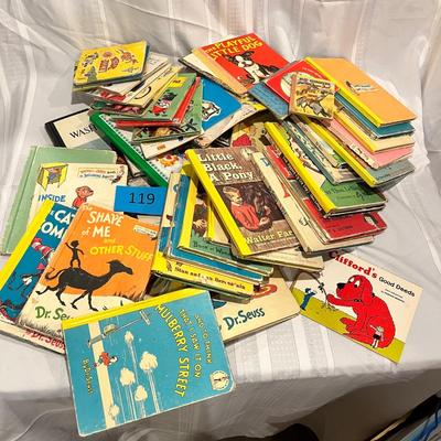 Box of Dr. Seuss & other books
