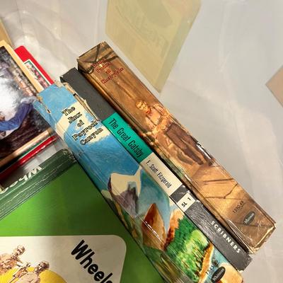 Tote of kids books