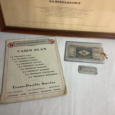 U689 Vintage Steamship Lot