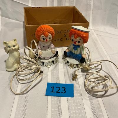 Raggedy Ann & Andy Night Lights