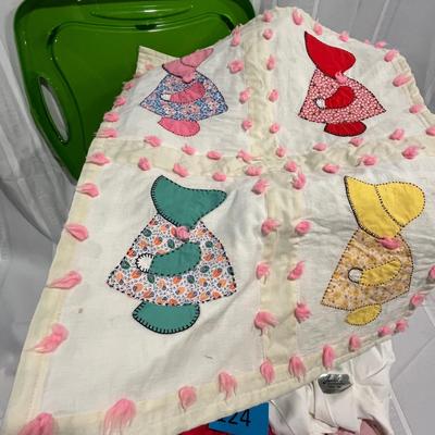 Box of baby items