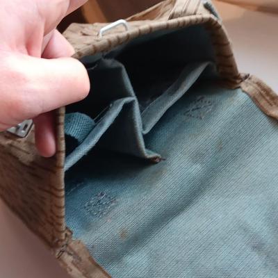 Military issued bags and a belt. 1970
