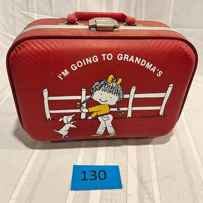 Vintage Girl's Travel suitcase