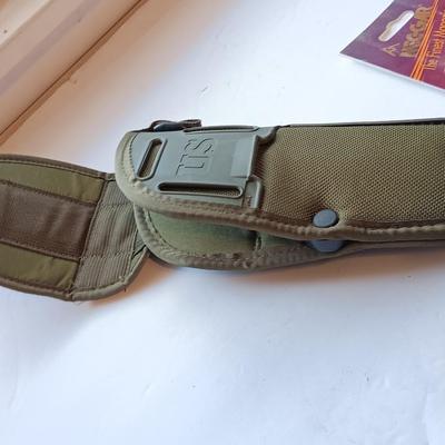 US Military M-12 CATHEY Pistol Holster with New Mec-Gar colt .45 8 Round magazine