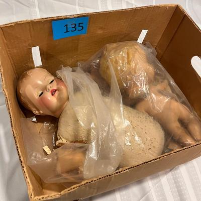 Box of dolls