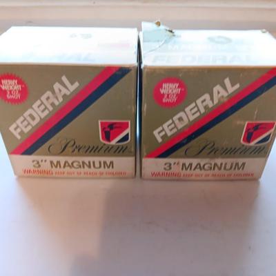 Federal Premium 3" Magnum copper plated shot Ammunition - 50 Shells