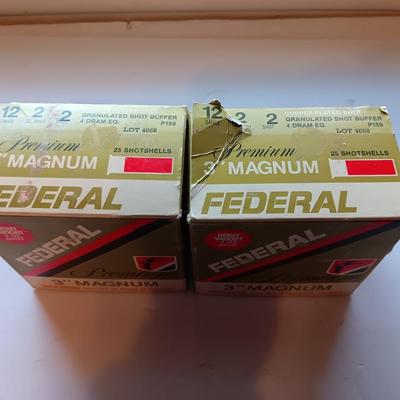 Federal Premium 3" Magnum copper plated shot Ammunition - 50 Shells