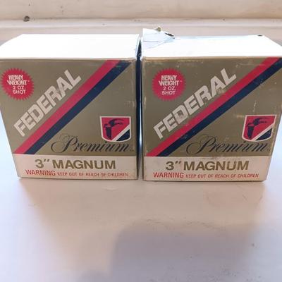 Federal Premium 3" Magnum copper plated shot Ammunition - 50 Shells
