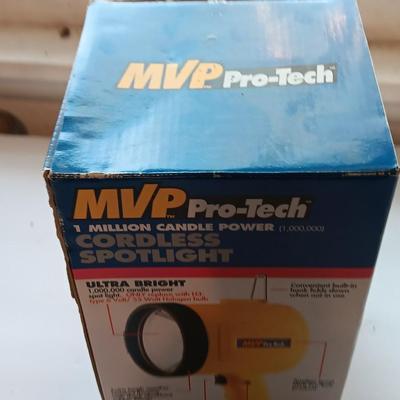 NEW MVP PRO-Tech 1 million candle power Cordless Spotlight