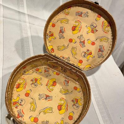 Vintage mini kids luggage