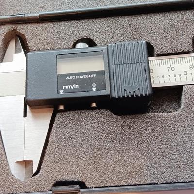 Dial Caliper set in molded case