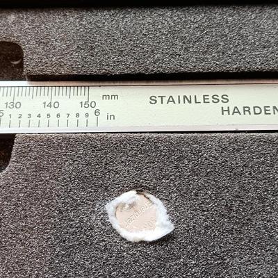 Dial Caliper set in molded case