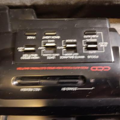 Vintage Panasonic VHS Camera AG-160 Pro line AF Piezo camera with molded case