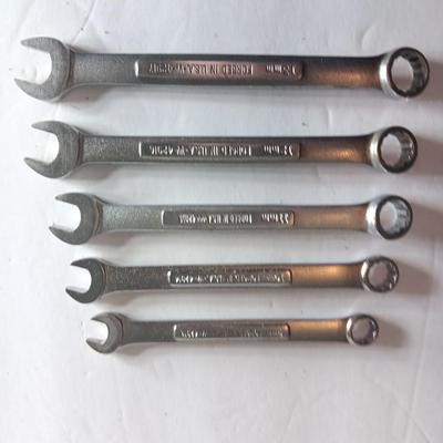 Five Craftsman wrenches - 9 mm - 10 mm - 11 mm - 12 mm and 13mm