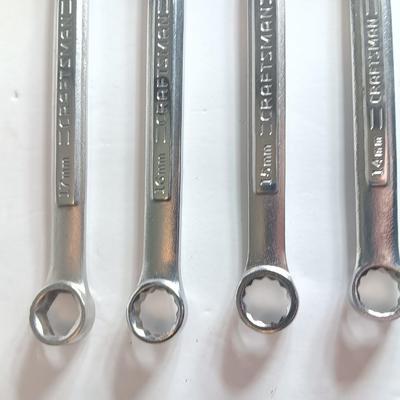 Four Craftsman wrenches - 14 mm - 15 mm - 16 mm & 17 mm
