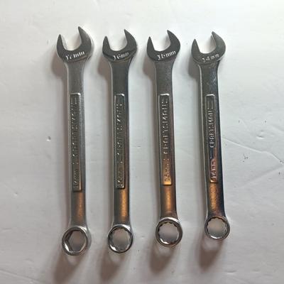 Four Craftsman wrenches - 14 mm - 15 mm - 16 mm & 17 mm