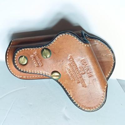 Vintage BIANCHI #50 Chapman HI ride leather holster for .45 AUTO
