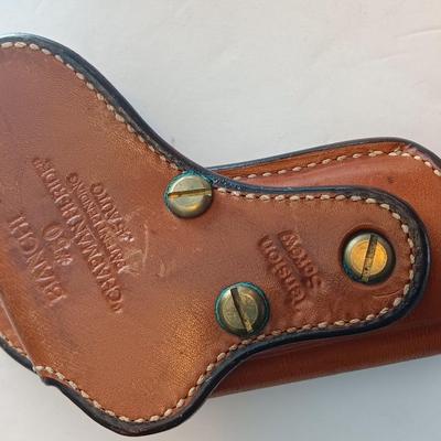 Vintage BIANCHI #50 Chapman HI ride leather holster for .45 AUTO