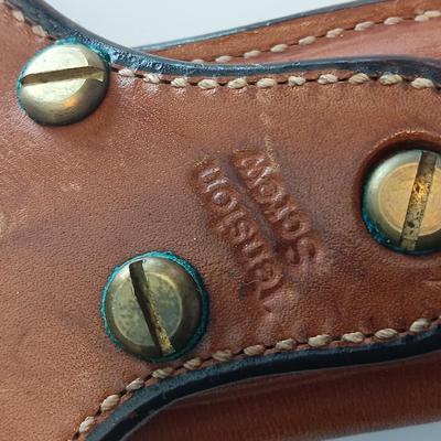 Vintage BIANCHI #50 Chapman HI ride leather holster for .45 AUTO